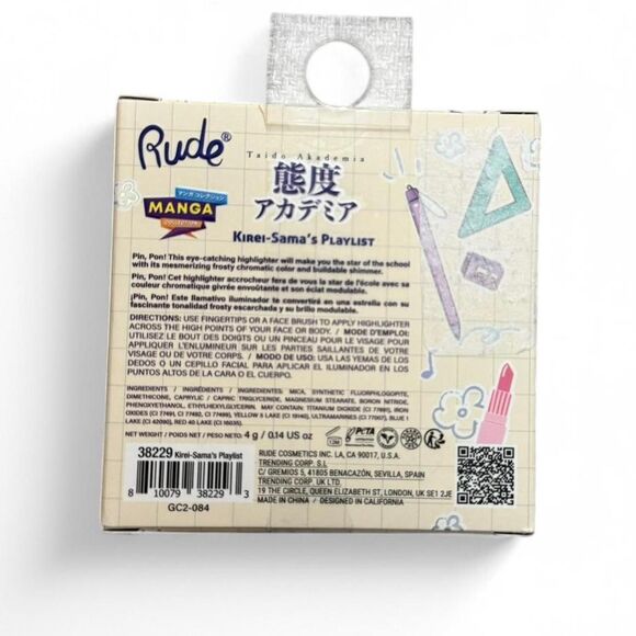 Rude Makeup Manga Collection twinkle twinkle Highlighter  - Kirei Sama playlist - Picture 3 of 4